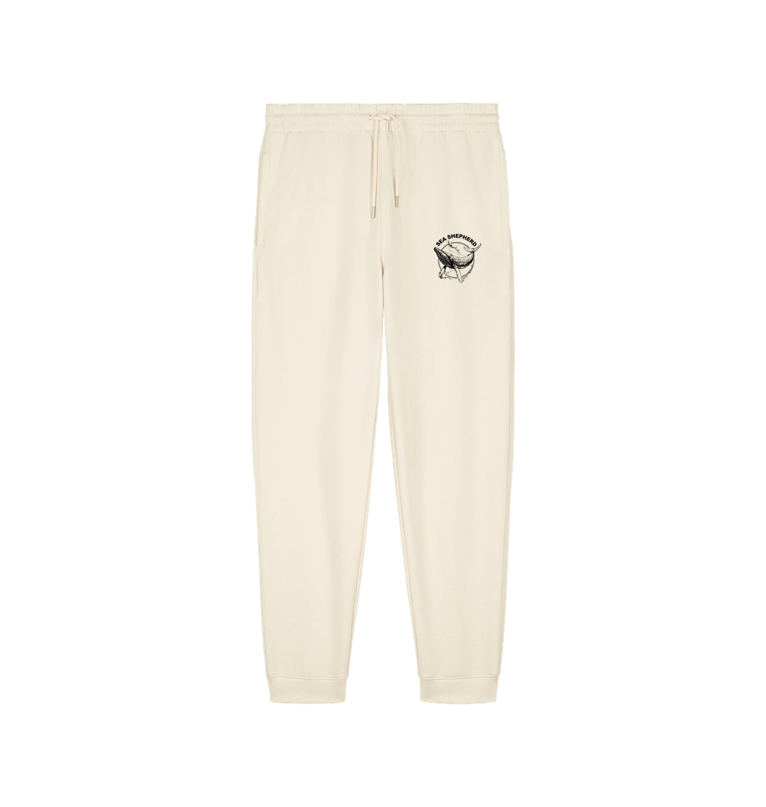Natural Raw Printed Mens Joggers Front
