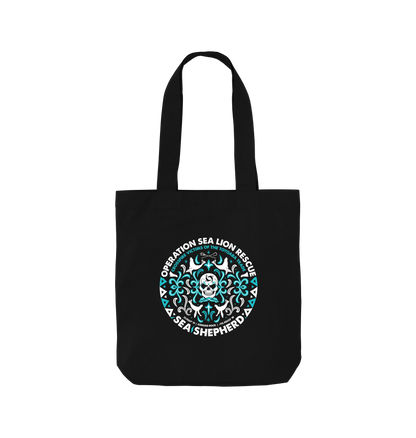 Black Printed Bag