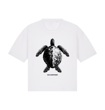 White Printed T-shirt Front