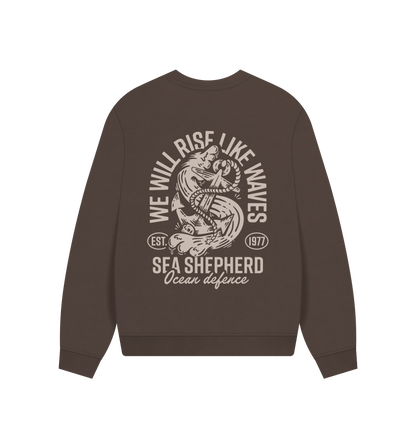 Chocolate Printed Sweater