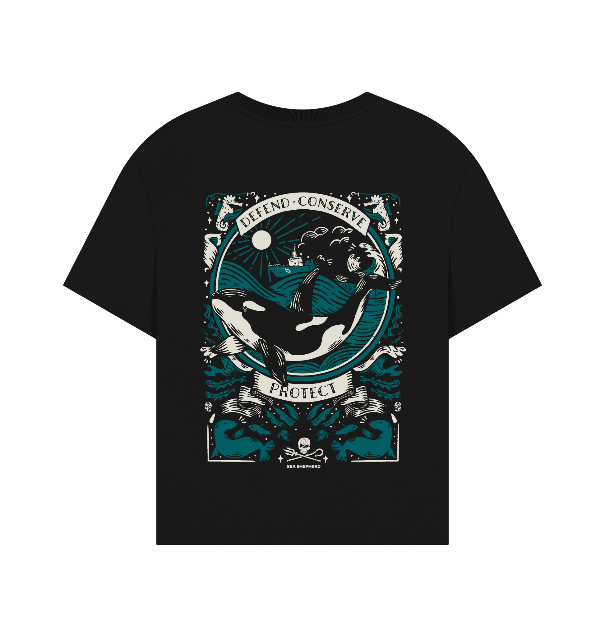 Black Printed T-shirt
