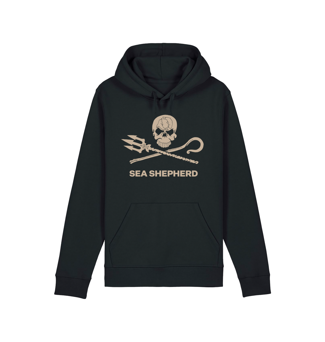 Black Printed Hoody