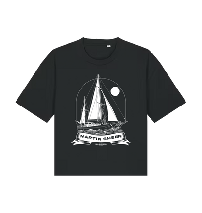 Black Printed T-shirt Front
