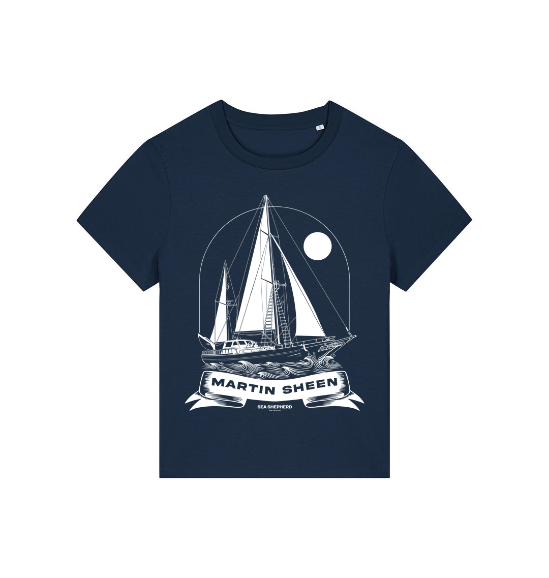French Navy Printed T-shirt