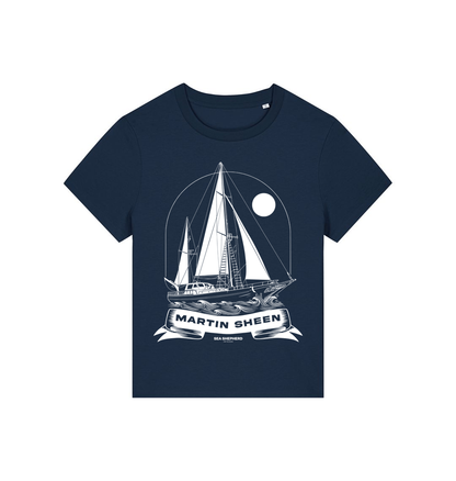 French Navy Printed T-shirt