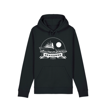 Black Printed Hoody