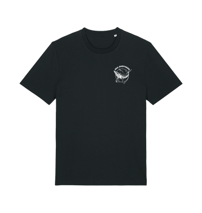 Black Printed T-shirt Front