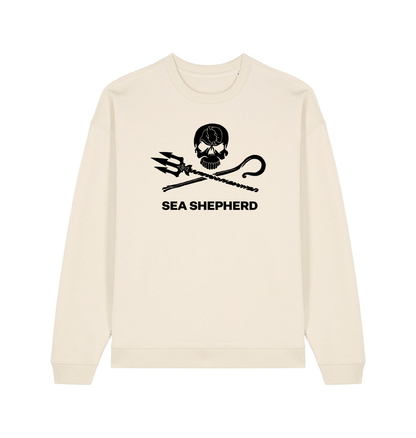 Natural Raw Printed Sweater Front