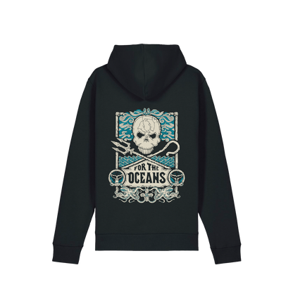 Black Printed Hoody