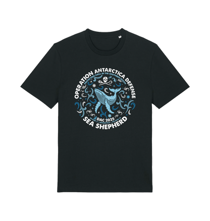 Black Printed T-shirt Front
