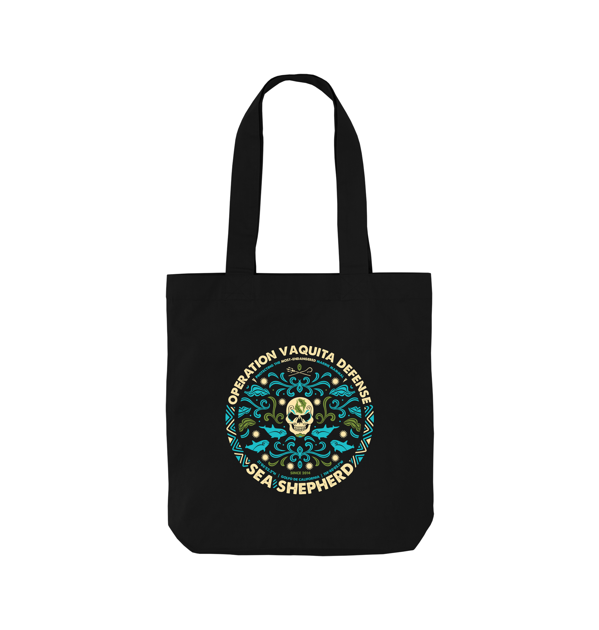 Black Printed Bag