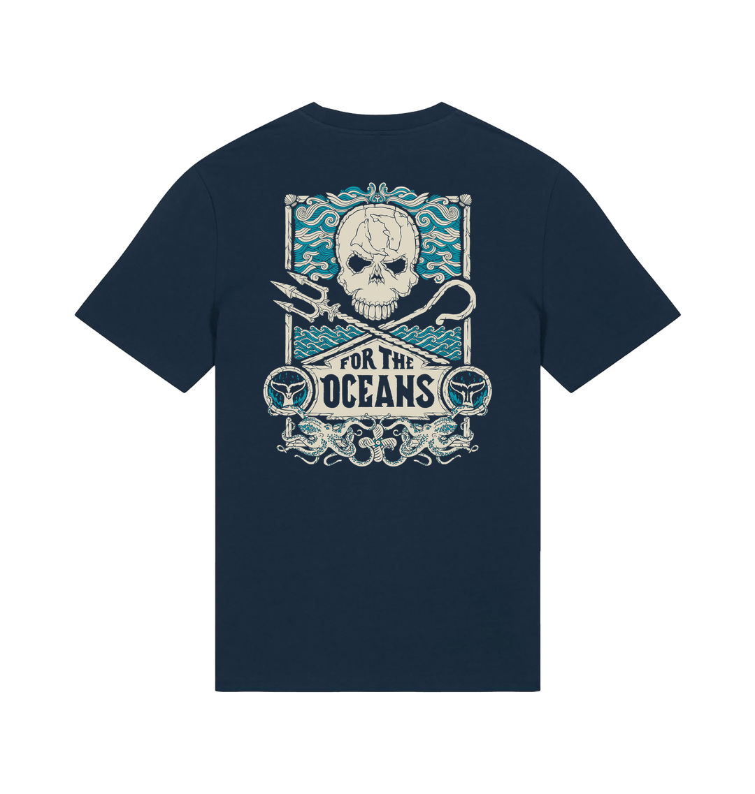 French Navy Printed T-shirt