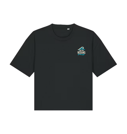 Black Printed T-shirt Front