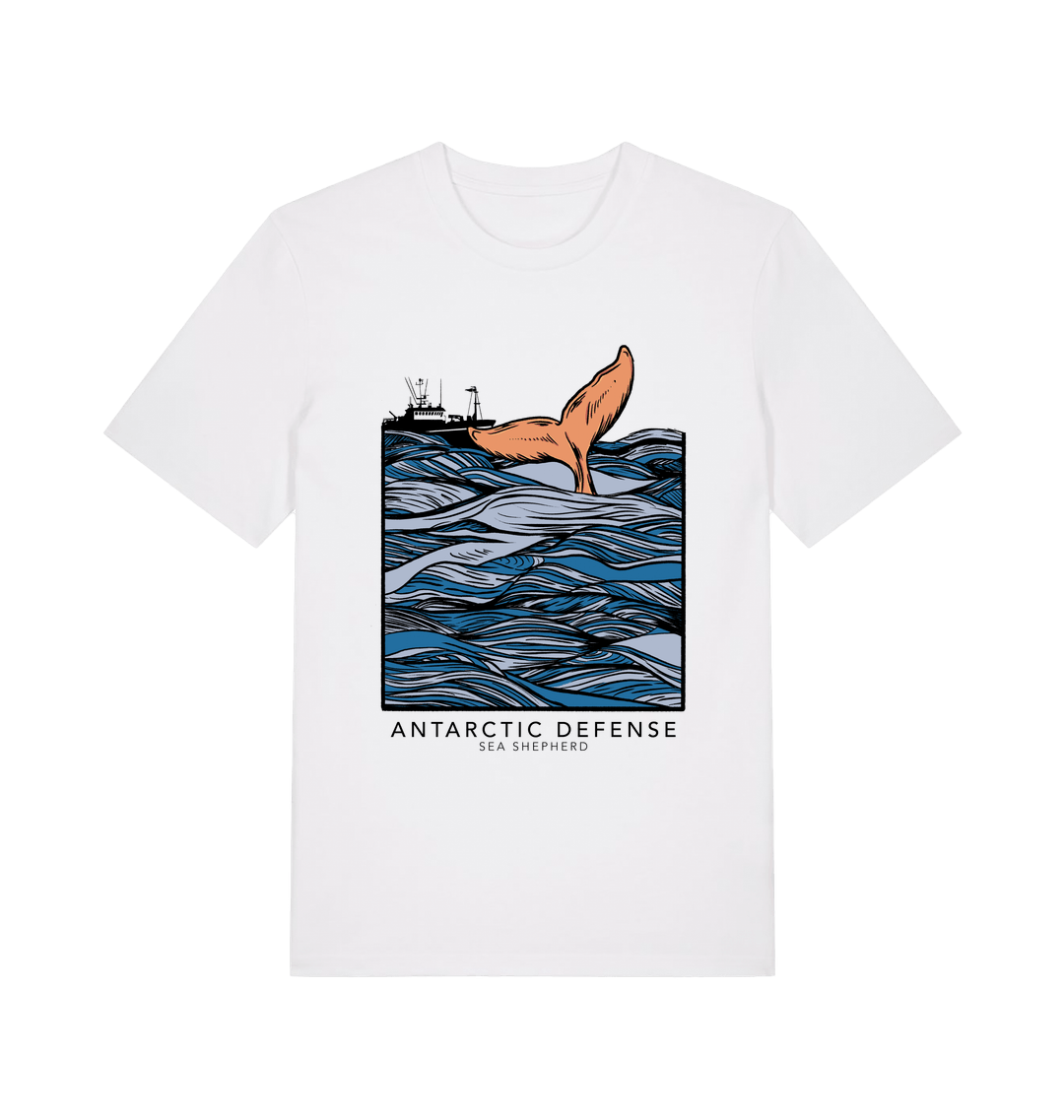 White Printed T-shirt Front