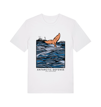 White Printed T-shirt Front