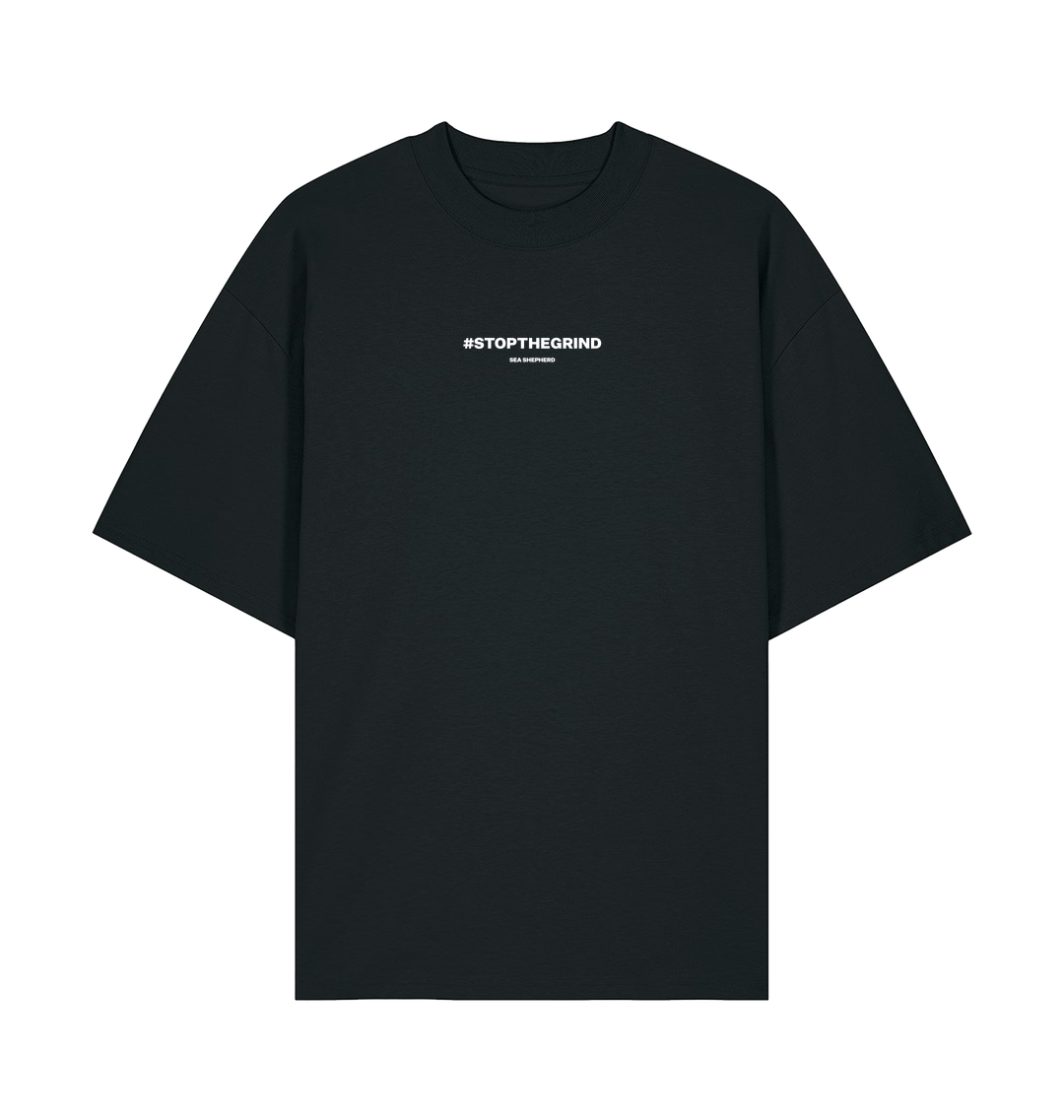 Black Printed T-shirt Front