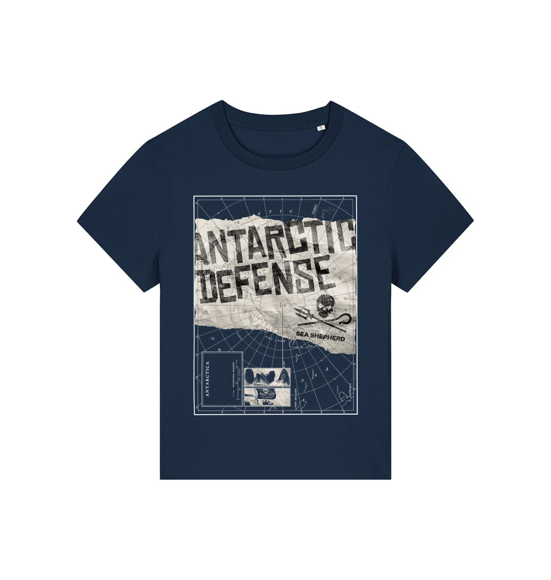 French Navy Printed T-shirt Front