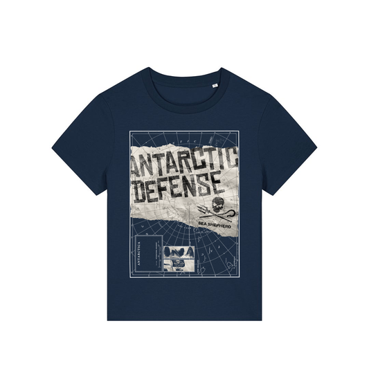 French Navy Printed T-shirt Front