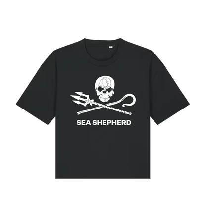 Black Printed T-shirt Front