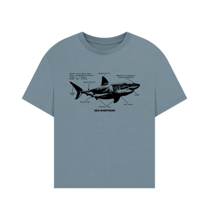 Stone Blue Printed T-shirt