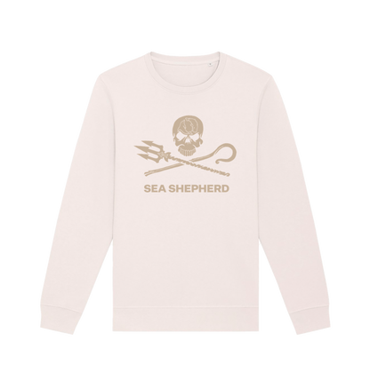 Vintage White Printed Sweater