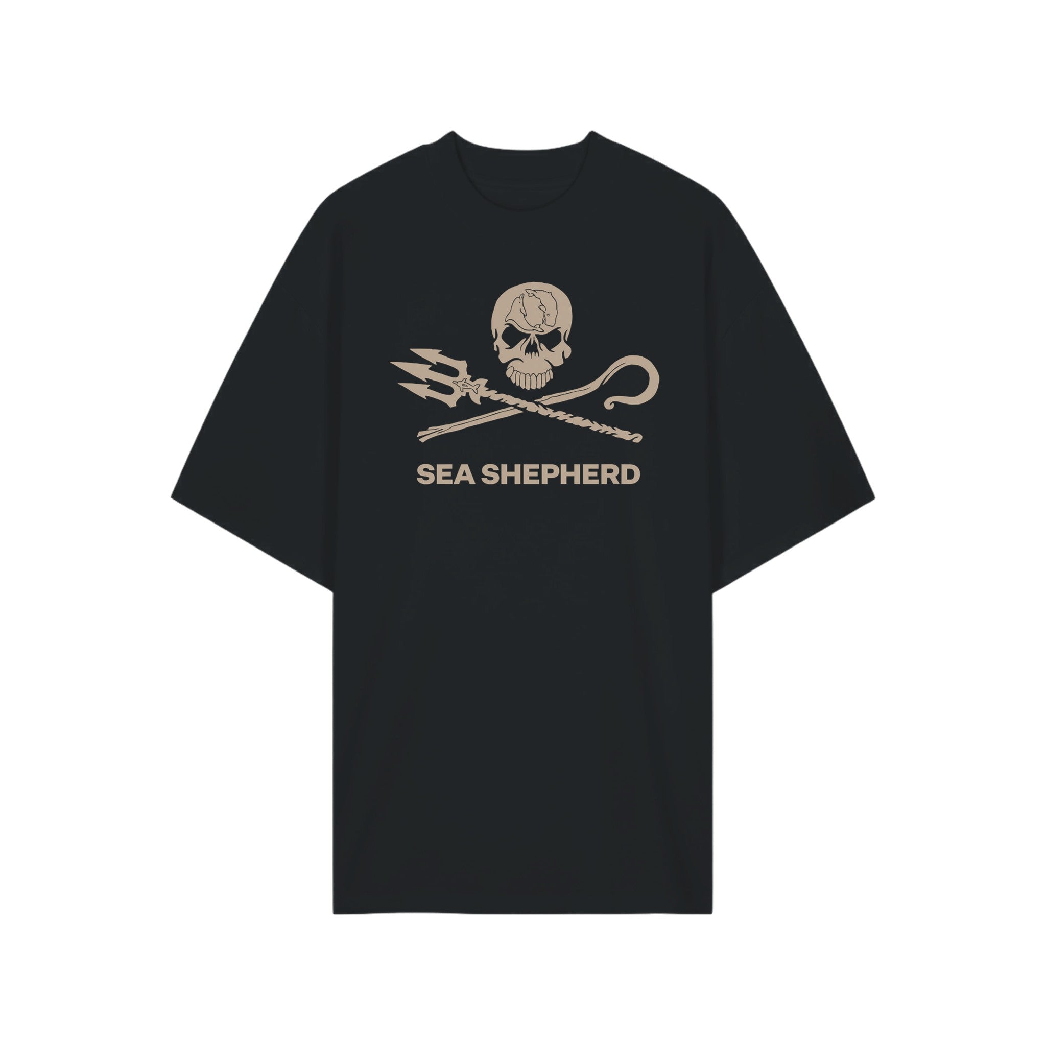 Sea Shepherd Oat Jolly Roger Oversized T-shirt – Sea Shepherd USA