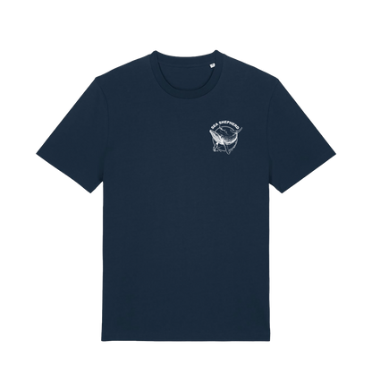 French Navy Printed T-shirt Front