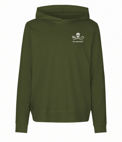 Green Zip hoody