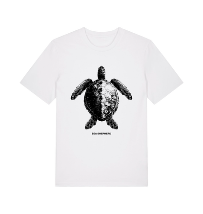 White Printed T-shirt Front