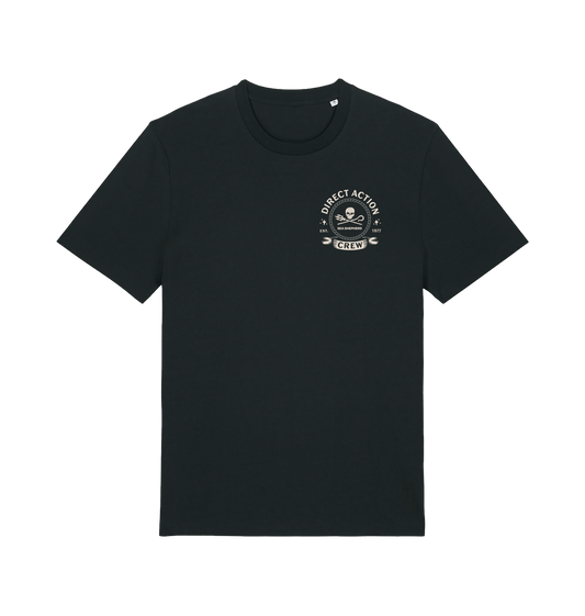 Black Printed T-shirt Front