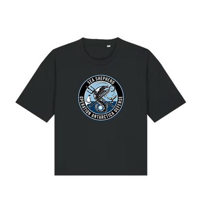 Black Printed T-shirt Front