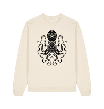Natural Raw Printed Sweater Front