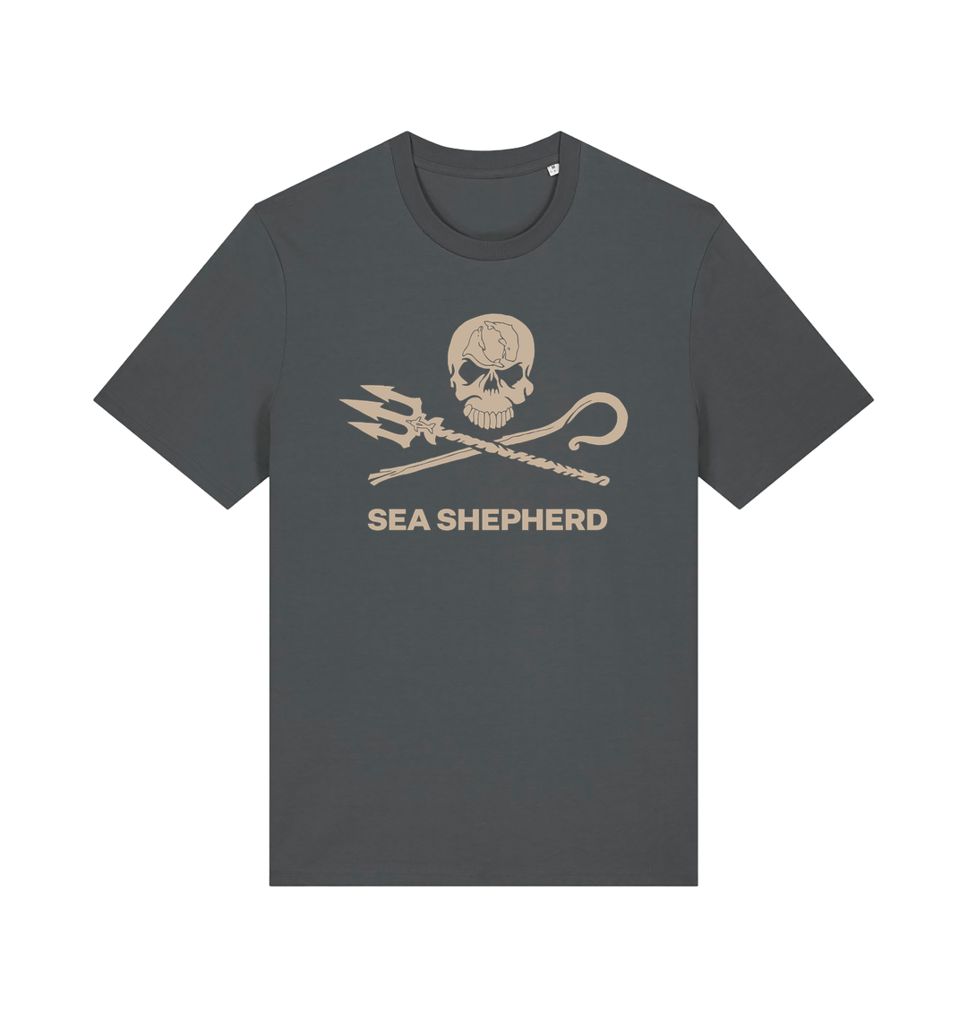 Anthracite Printed T-shirt Front