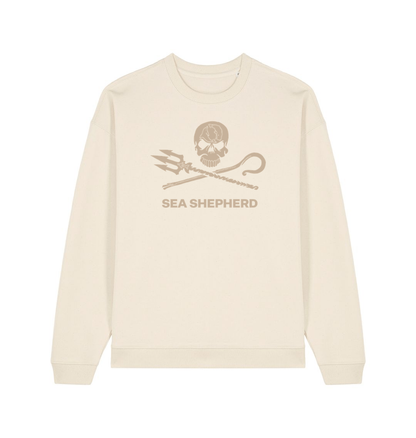 Natural Raw Printed Sweater Front
