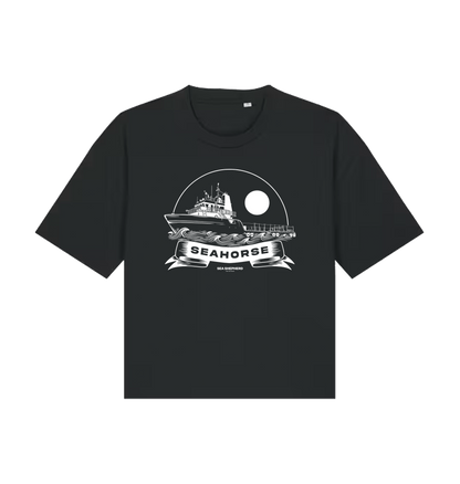 Black Printed T-shirt Front