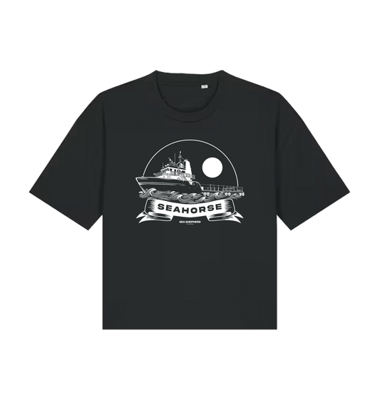 Black Printed T-shirt Front