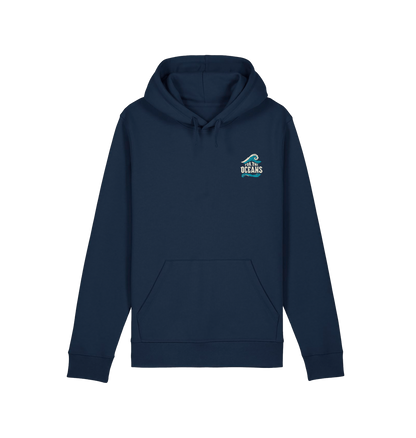 French Navy Printed Hoody