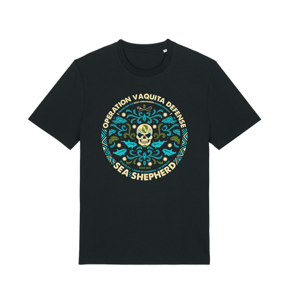 Black Printed T-shirt Front