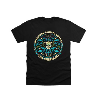 Black Printed T-shirt Back