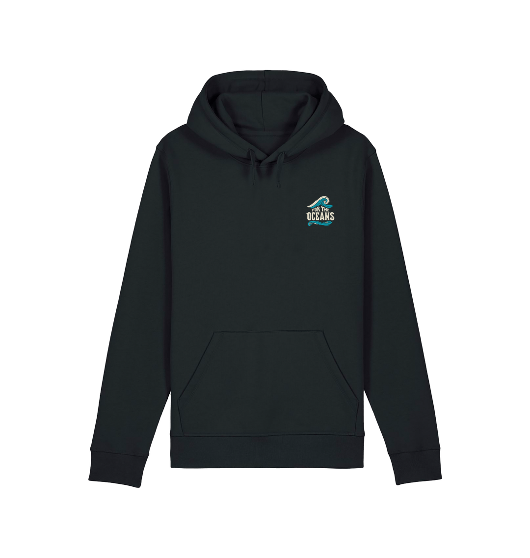 Black Printed Hoody