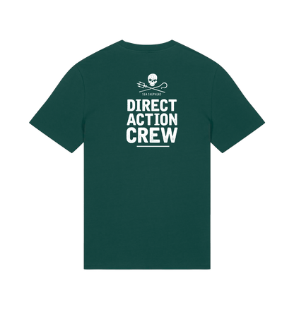 Glazed Green Printed T-shirt Back