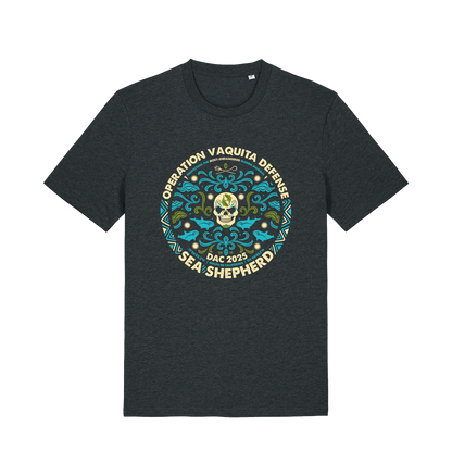 Dark Heather Grey Printed T-shirt Front