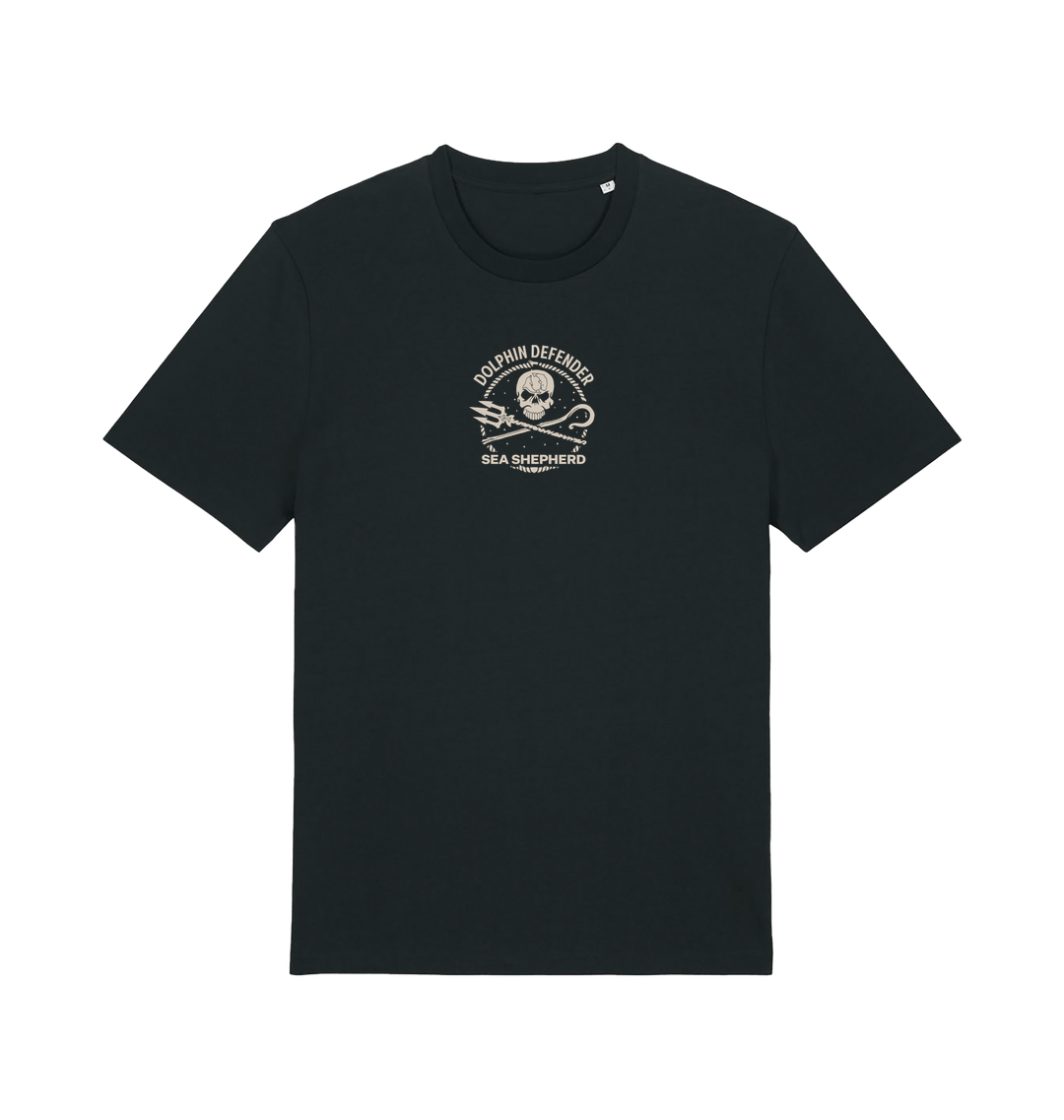 Black Printed T-shirt Front