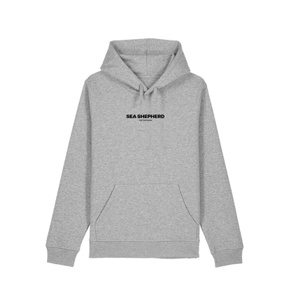 Heather Grey Printed Hoody Front