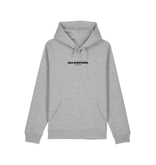 Heather Grey Printed Hoody Front