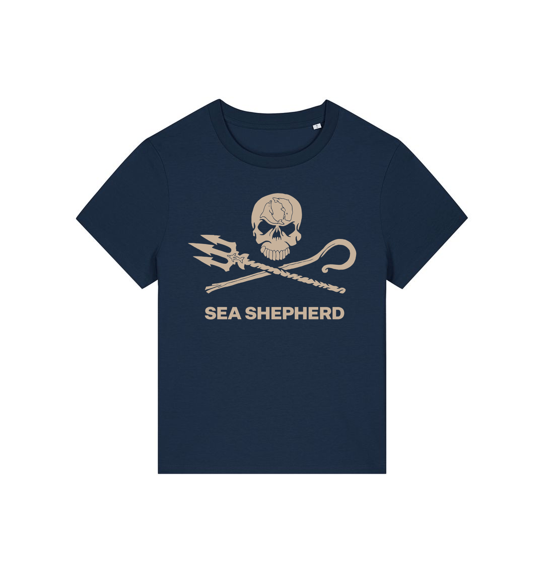 French Navy Printed T-shirt Front