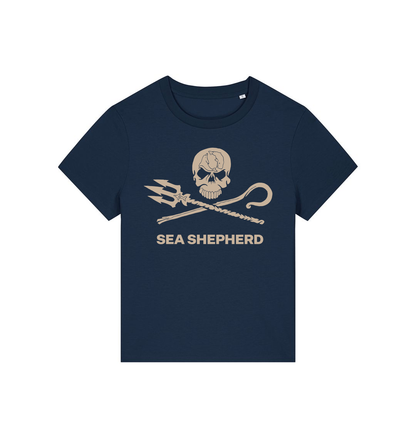 French Navy Printed T-shirt Front