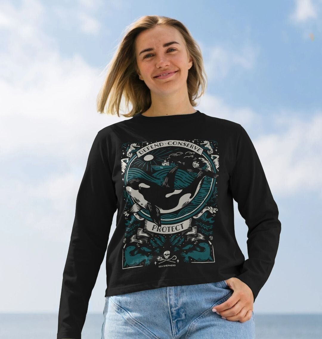 Orca Conservation T-shirt | Protect Marine Life | Sea Shepherd