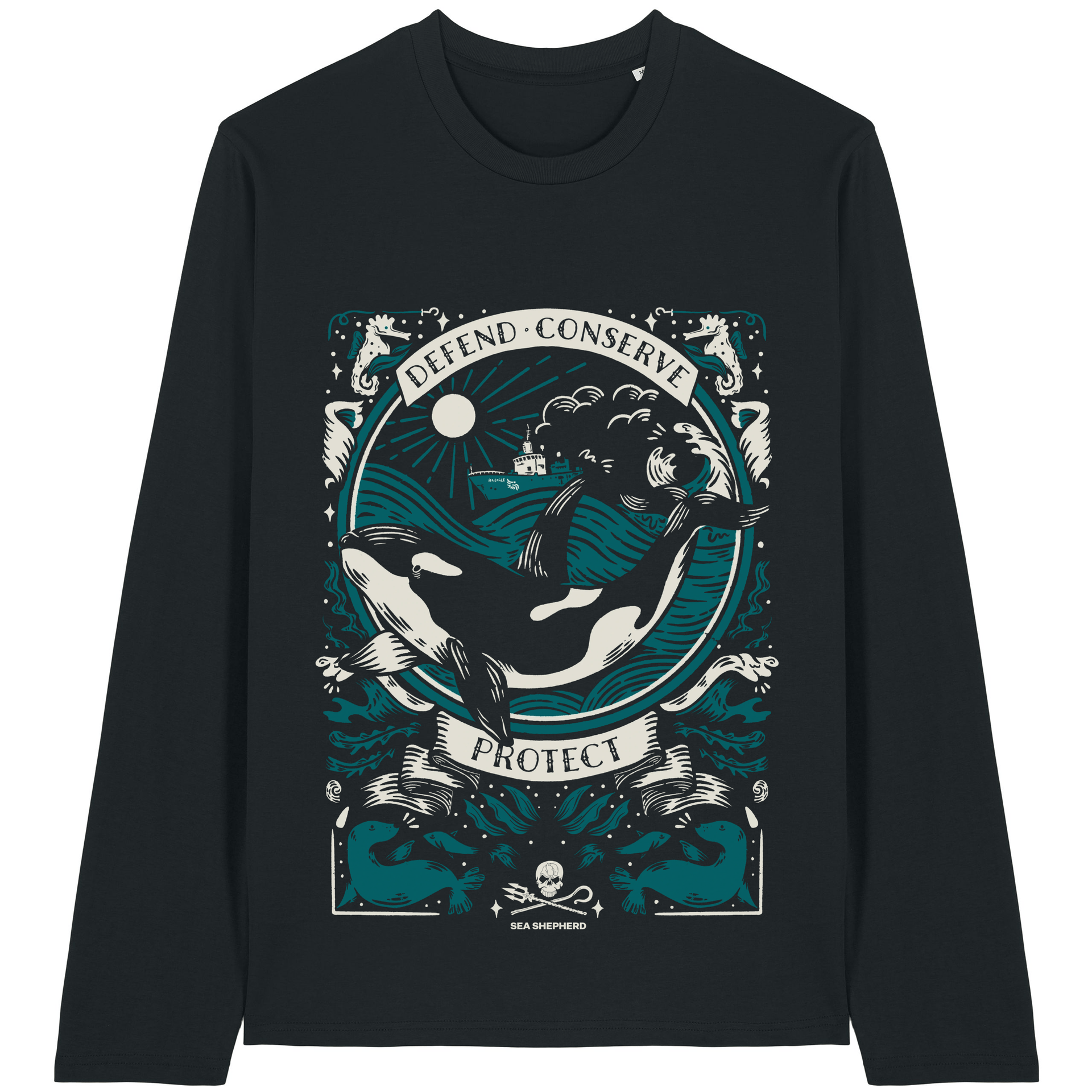Orca Conservation T-shirt | Protect Marine Life | Sea Shepherd