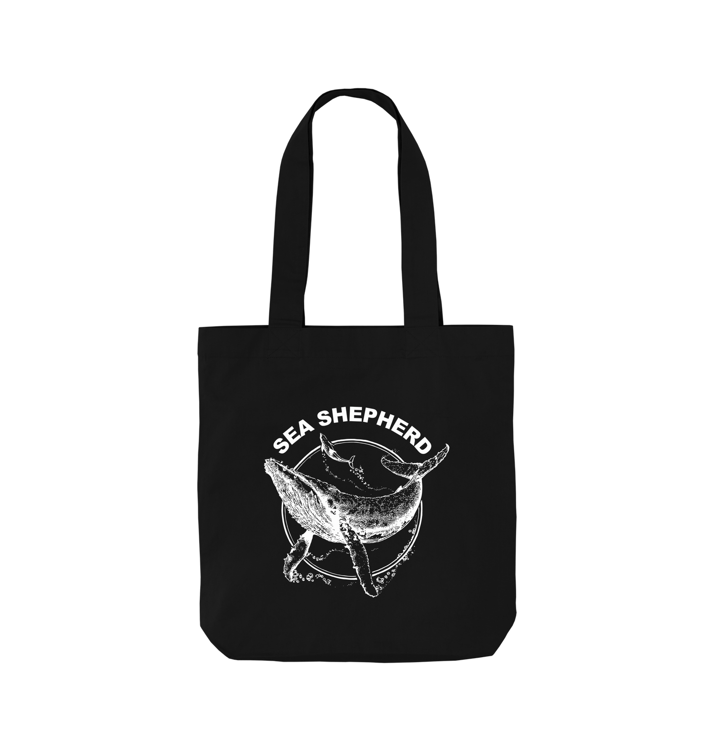 Black Printed Bag